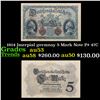 Image 1 : 1914 Imerpial germnay 5 Mark Note P# 47C Grades Select AU