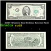 Image 1 : 2009 $2 Green Seal Federal Reserve Note Grades Select CU