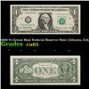 Image 1 : 1999 $1 Green Seal Federal Reserve Note (Atlanta, GA) Grades Gem CU