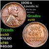 Image 1 : 1926-s Lincoln Cent 1c Grades AU, Almost Unc