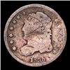 Image 2 : 1835 Capped Bust Half Dime 1/2 10c Grades vg details