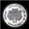 Image 2 : 1977 Singapore $10 Silver Proof Mintage of only 10,000 for this proof! Grades GEM++ Proof Deep Cameo