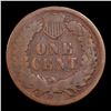 Image 3 : 1873 Open 3 Indian Cent 1c Grades vg, very good