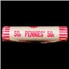 Image 3 : Shotgun Lincoln 1c roll, 1968-s 50 pcs Bank of America Wrapper.