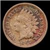 Image 2 : 1862 Indian Cent 1c Grades vf++