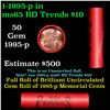 Image 1 : Shotgun Lincoln 1c roll, 1995-p 50 pcs Steel-Strong Wrapper.