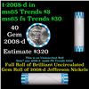 Image 1 : Shotgun Jefferson 5c roll, 2008-d 40 pcs Bank Wrapper