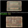 Image 1 : 1920 Germany (Weimar Republic) 10 Marks Banknote P# 67a Grades f+