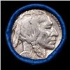 Image 2 : Buffalo Nickel Shotgun Roll in Old Bank Style 'Abbott Coin Counter' Wrapper 1934 & p Mint Ends