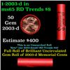 Image 1 : Shotgun Lincoln 1c roll, 2003-d 50 pcs Steel-Strong Wrapper.