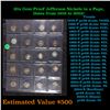 Image 1 : Huge Liifetime Collection - Too Many Coins To Auction Individually - This Lot is For One Page of 20 