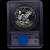 Image 3 : Proof 1973-s Silver Eisenhower Dollar $1 Graded pr69+ DCAM BY SEGS