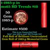 Image 1 : Shotgun Lincoln 1c roll, 1985-p 50 pcs Steel-Strong Wrapper.