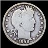 Image 2 : 1898-p Barber Quarter 25c Grades f, fine