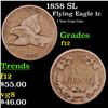 Image 1 : 1858 SL Flying Eagle Cent 1c Grades f, fine