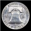 Image 3 : 1948-p Franklin Half Dollar 50c Grades GEM FBL