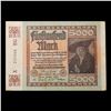 Image 2 : 1922 Germany (Weimar Republic) 5000 Marks Post-WWI Hyperinflation Banknote P# 81a Grades Select CU