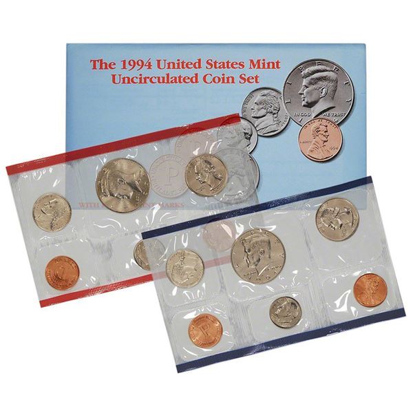 1994 United States Mint Set in Original Government Packaging 10 coins
