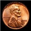 Image 2 : 1955-p Lincoln Cent 1c Grades Gem+ Unc RD