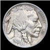 Image 2 : 1921-p Buffalo Nickel 5c Grades f+