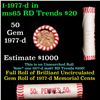 Image 1 : Shotgun Lincoln 1c roll, 1977-d 50 pcs Pennies Wrapper.
