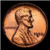 Image 2 : 1958-d Lincoln Cent 1c Grades Gem+ Unc RD