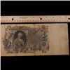 Image 2 : 1910 Imperial Russia 100 Dinar Cathriene The Great Note P# 13A Grades vf++