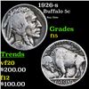 Image 1 : 1926-s Buffalo Nickel 5c Grades f+