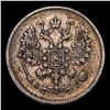 Image 2 : 1902 Russia 10 Kopeks Silver Y# 20a.2 Grades Select Unc