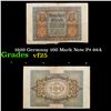 Image 1 : 1920 Germnay 100 Mark Note P# 69A Grades vf+