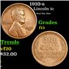 Image 1 : 1910-s Lincoln Cent 1c Grades f+