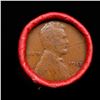 Image 2 : Mixed small cents 1c orig shotgun roll, 1913-p Lincoln Cent, Wheat Cent other end, Nathan's Brandt W