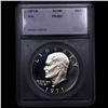 Image 2 : Proof 1971-s Silver Eisenhower Dollar $1 Graded pr69+ DCAM BY SEGS
