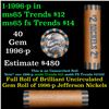 Image 1 : Shotgun Jefferson 5c roll, 1996-p 40 pcs Vintage Bank Wrapper