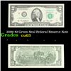 Image 1 : 2009 $2 Green Seal Federal Reserve Note Grades Select CU