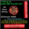 Image 1 : Shotgun Lincoln 1c roll, 1974-p 50 pcs Steel-Strong Wrapper.