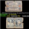 Image 1 : 1915 Imperial Germany 20 mark Note P# 63 Grades vf details