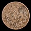 Image 3 : 1860 Indian Cent 1c Grades xf+