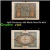 Image 1 : 1920 Germnay 100 Mark Note P# 69A Grades vf+