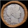Image 2 : ***Auction Highlight*** Old 50c Roll $10 Halves Solid Barber Half dollar Roll with 1914 & S  Ends (f