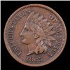 Image 2 : 1865 Indian Cent 1c Grades Select AU