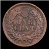 Image 3 : 1865 Indian Cent 1c Grades Select AU
