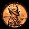 Image 2 : 1957-d Lincoln Cent 1c Grades GEM+ Unc RD