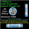 Image 1 : Shotgun Jefferson 5c roll, 2002-p 40 pcs Dunbar Wrapper