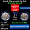 Image 1 : Buffalo Nickel Shotgun Roll in Old Bank Style 'Nathan's' Wrapper 1927 & p Mint Ends