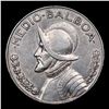 Image 2 : 1947 Panama 1/2 Balboa Silver KM# 12.1 Grades Select Unc