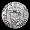 Image 3 : 1947 Panama 1/2 Balboa Silver KM# 12.1 Grades Select Unc