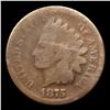 Image 2 : 1875 Indian Cent 1c Grades g, good