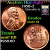 Image 1 : ***Auction Highlight*** 1950-d Lincoln Cent 1c Graded GEM++ Unc RD BY USCG (fc)