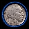 Image 2 : Buffalo Nickel Shotgun Roll in Old Bank Style 'Abbott Coin Counter' Wrapper 1937 & D Mint Ends